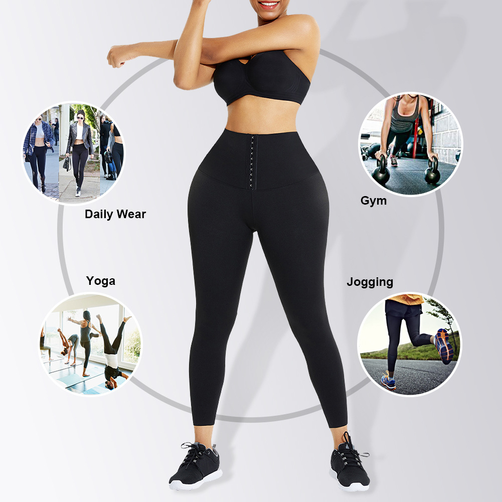 Womens High Waist Leggings for Fitness Shapewear - Tummy Control Workout Pants